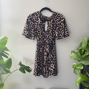 Cheetah romper